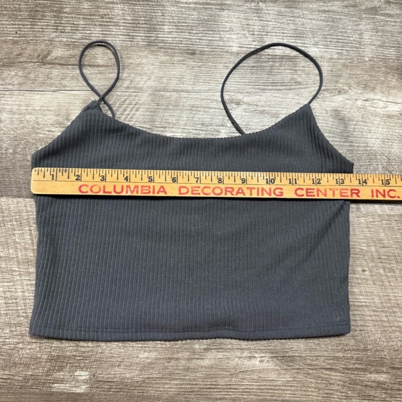 Garage Ribbed Tank Top Crop Top Size Medium - Picture 3 of 7